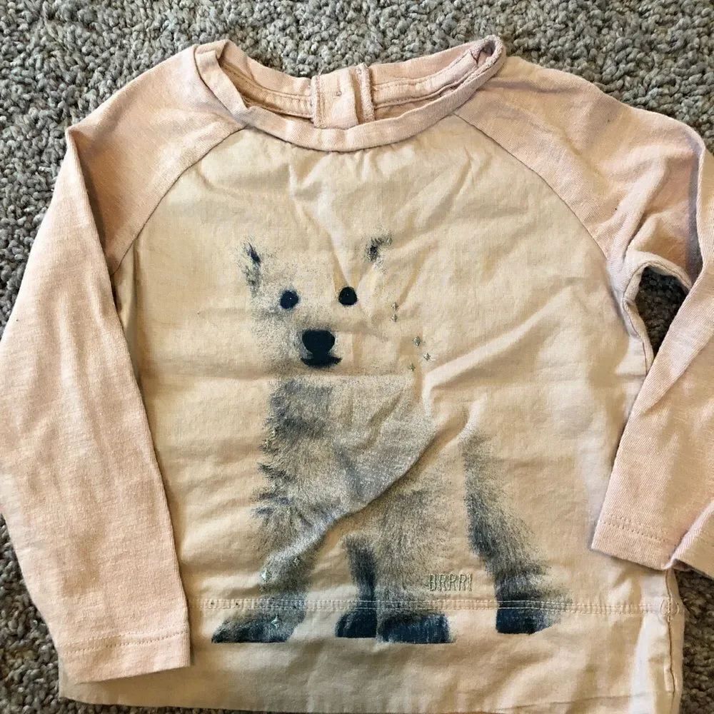 Gap mixed-media Westie shirt in EUC!